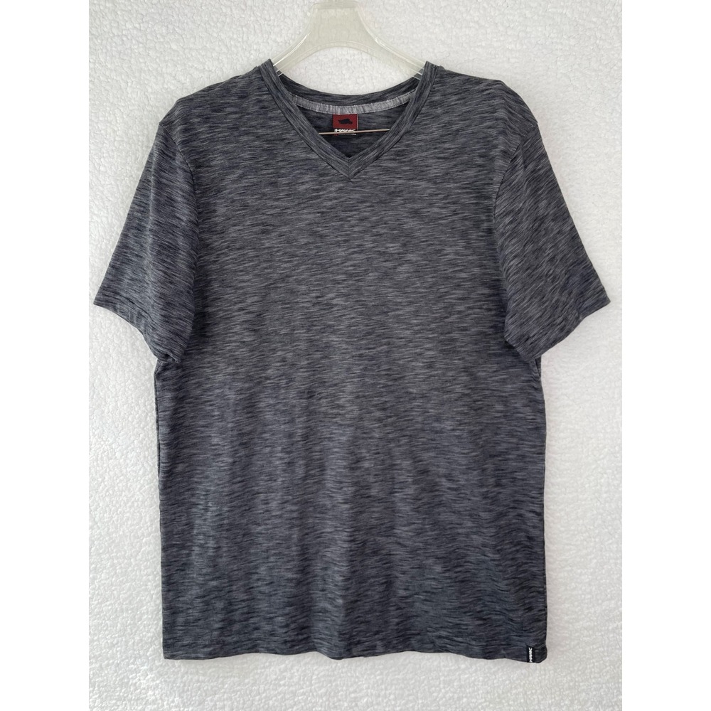 Tony Hawk Mens XL Space Dye  T-Shirt Charcoal Gray Short Sleeve Cotton‎ Blend